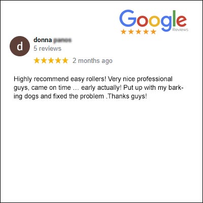 5 Star Google Review