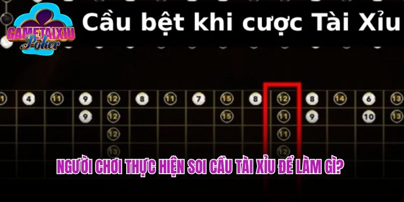 Người chơi thực hiện soi cầu tài xỉu để làm gì? 